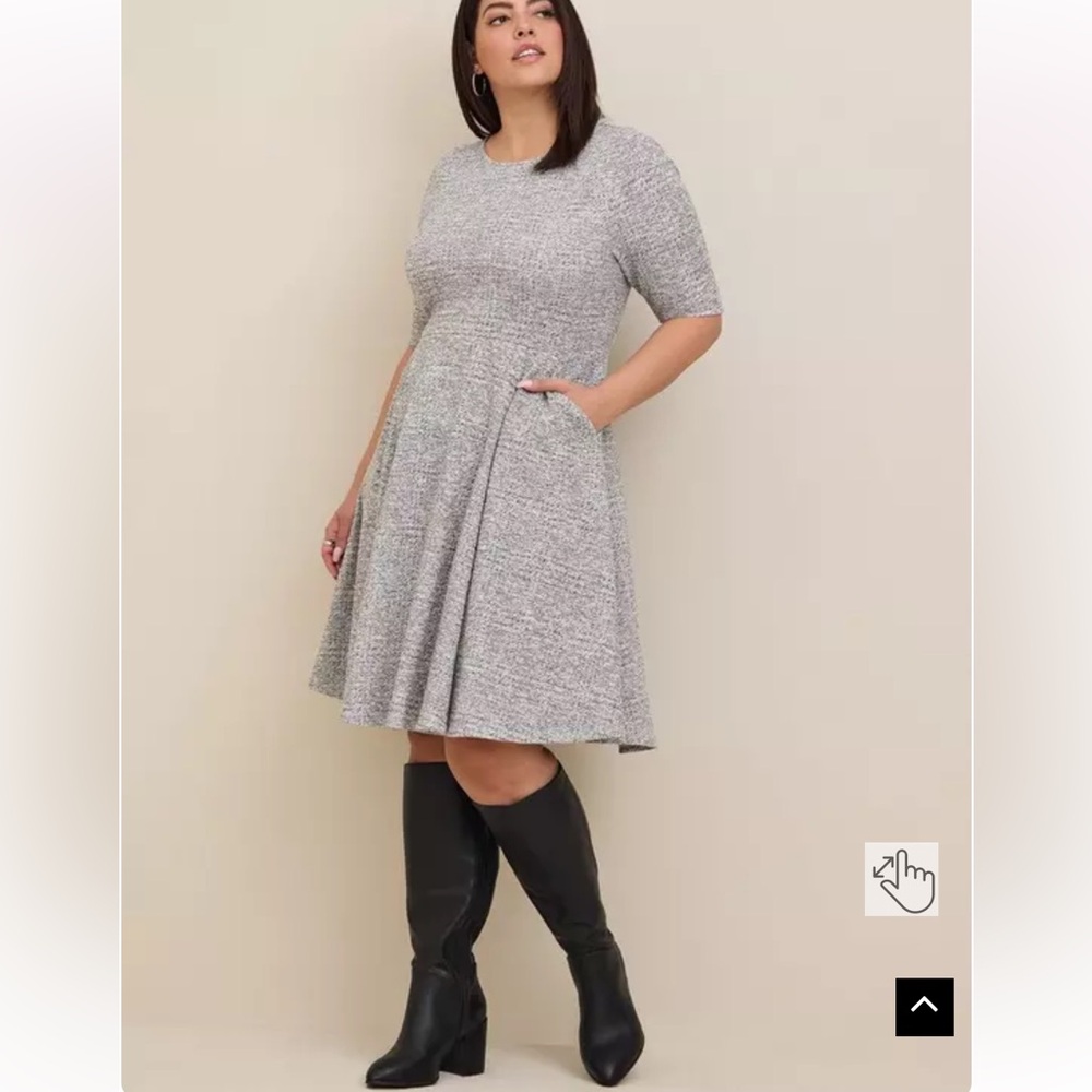 Mini Studio Double Knit Skater Dress Torrid NWT Size 4